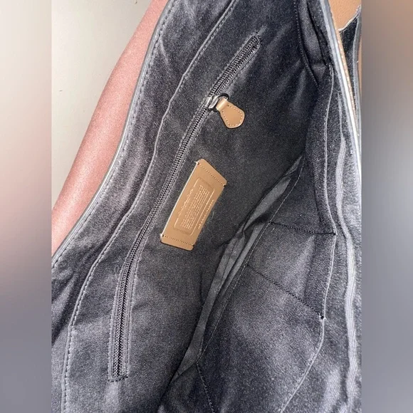 COACH Brown HUDSON Messenger in Heritage Colorblock Leather - Picture 8 of 11